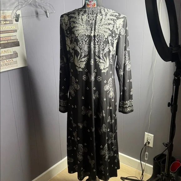 Johnny Was butterfly black & white dress - Picture 7 of 7